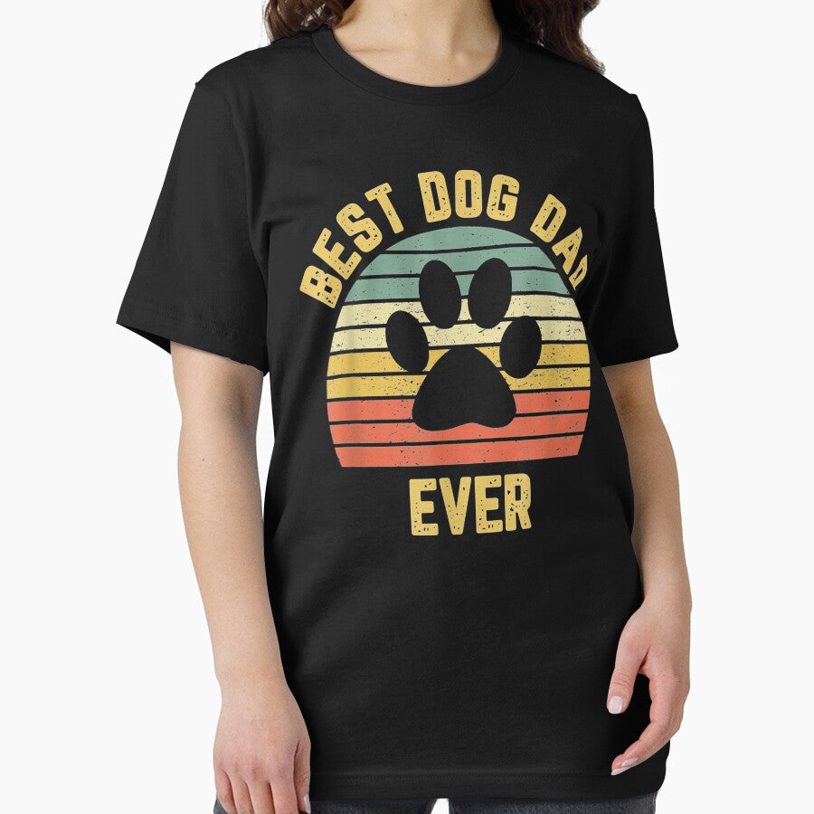 Vintage Dog Dad Shirt Cool Father'S Day Gift Retro by MytressArts