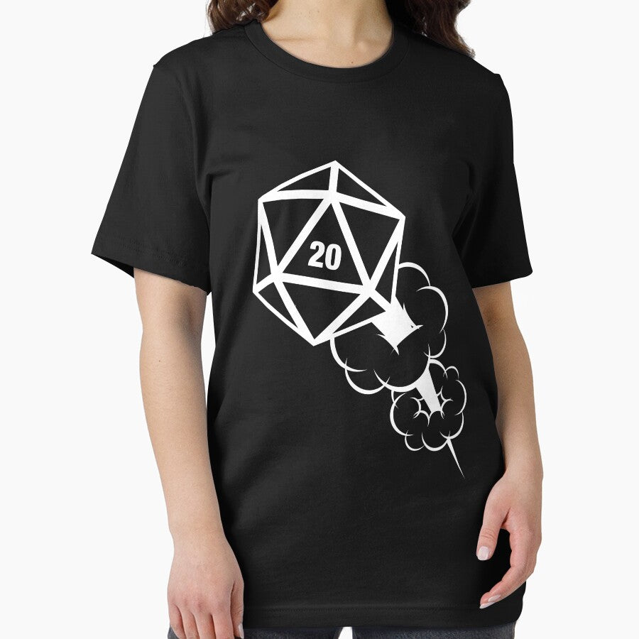 Polyhedral D20 Dice Critical Hit by pixeptional T-Shirts, Hoodie, Sweatshirt | BlankRebels.com (Image 2)