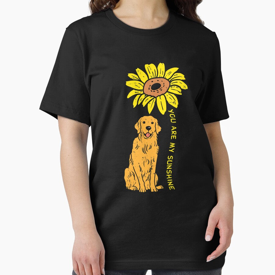 Sunflower Sunshine Golden Retriever Pet Dog Girls Women Gift by MichealExan T-Shirts, Hoodie, Sweatshirt (Image 2)