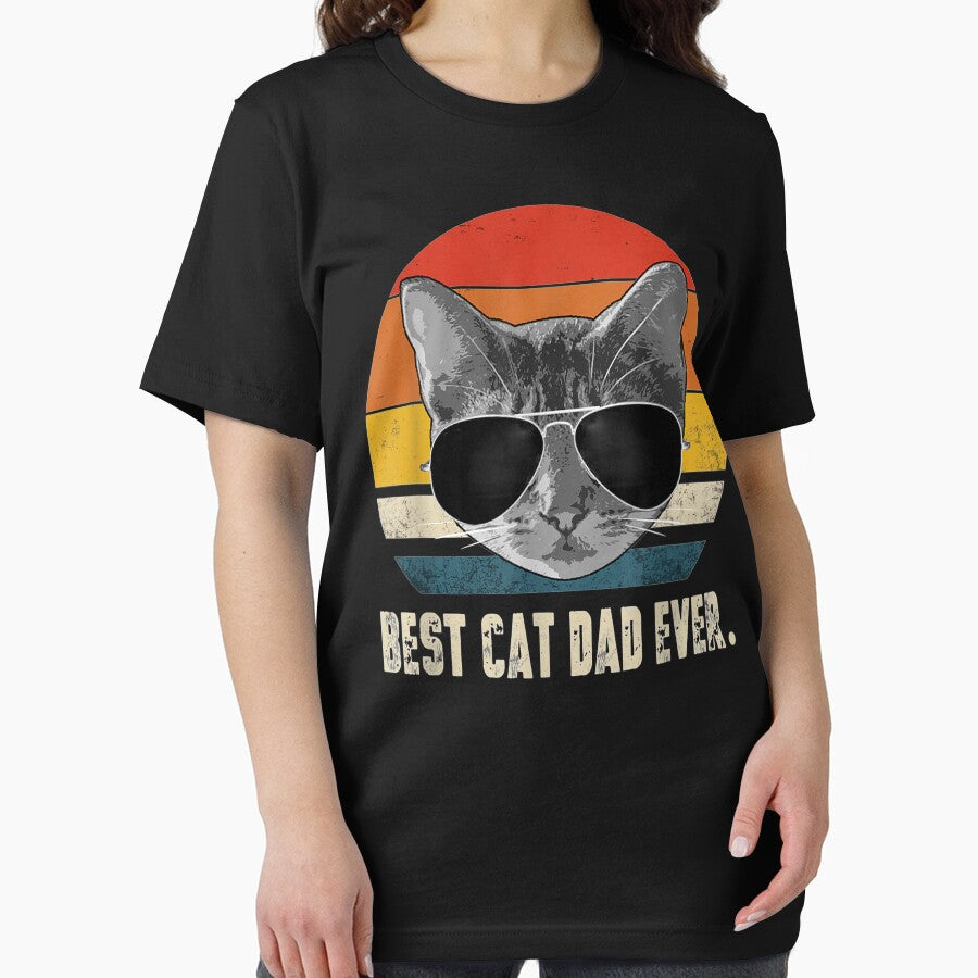 Best Cat Dad Ever Vintage Retro Father'S Day Gift by BlakenKart T-Shirts, Hoodie, Sweatshirt | BlankRebels.com (Image 2)