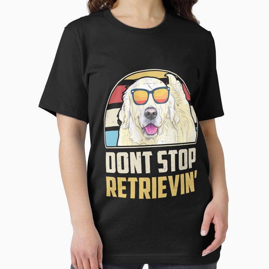 Funny Vintage Dont Stop Retrieving English Cream Golden Retriever by sotojacob T-Shirts, Hoodie, Sweatshirt (Image 2)
