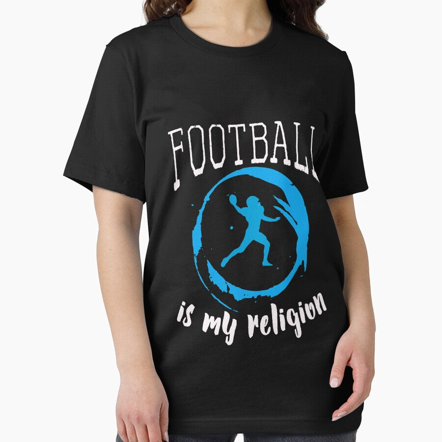 Funny Football is my religion design by LGamble12345 T-Shirts, Hoodie, Sweatshirt | BlankRebels.com (Image 2)