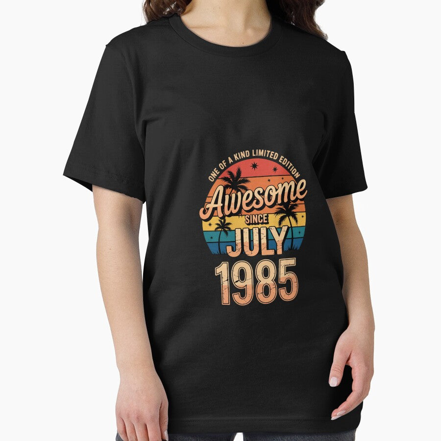 40 Years Old July 1985 40th Birthday Men by BeetleMalon T-Shirts, Hoodie, Sweatshirt | BlankRebels.com (Image 2)