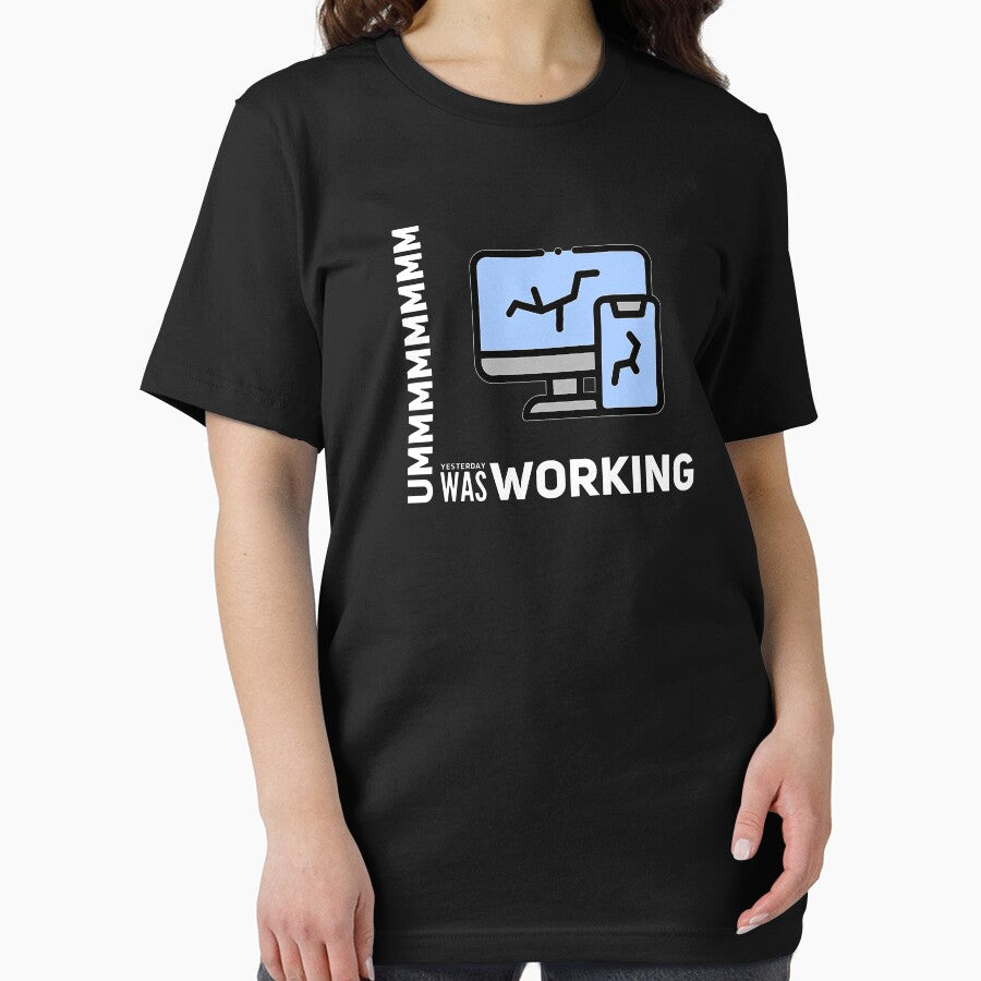 Ummmmmmmm Yesterday Was Working (color white) by Stornu2Ruedas T-Shirts, Hoodie, Sweatshirt | BlankRebels.com (Image 2)
