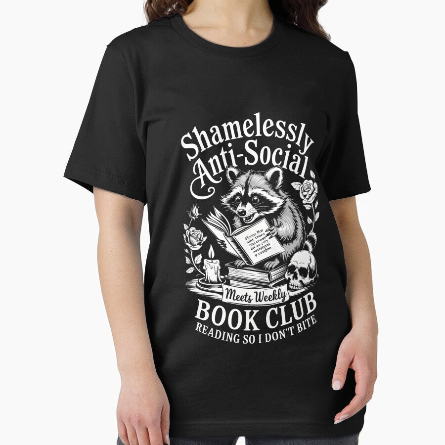 Book Lover Reading Bookish Anti-Social by DoorwayThreads T-Shirts, Hoodie, Sweatshirt | BlankRebels.com (Image 2)