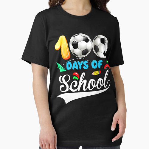 100th Day Of School Soccer Lover 100 Days Of School Sport by JaredWiseman