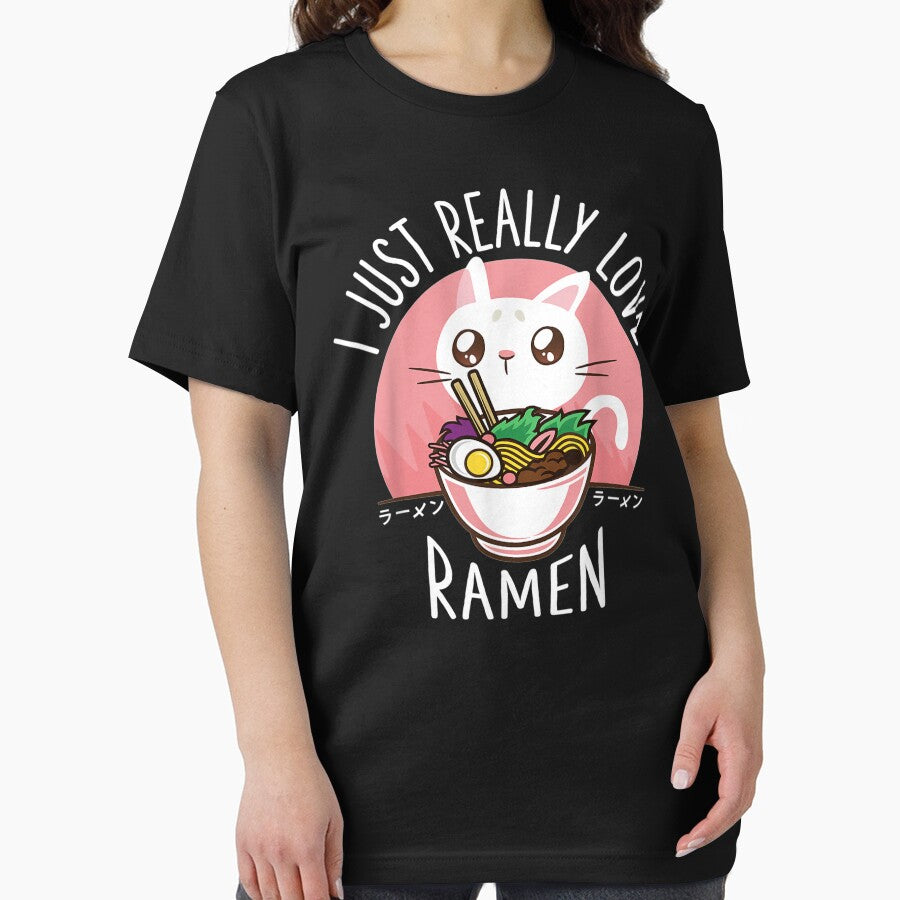 Love Ramen Japanese Noodles Kawaii Anime Cat Gifts by MytressArts T-Shirts, Hoodie, Sweatshirt | BlankRebels.com (Image 2)