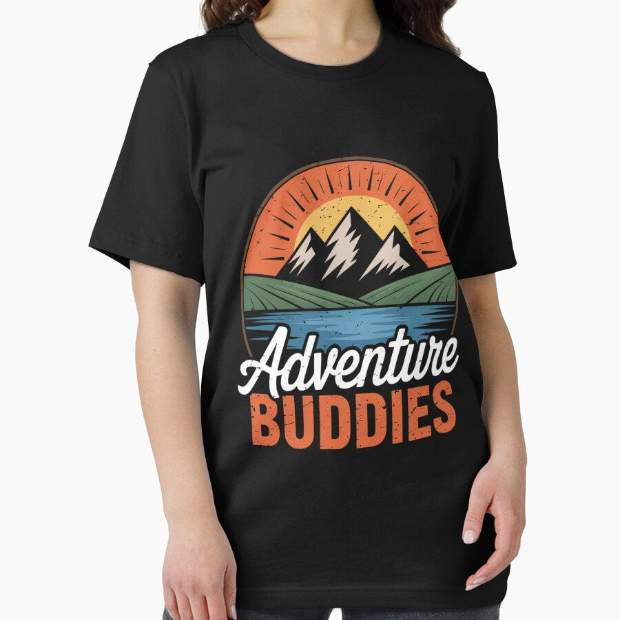 Adventure Buddies Couples Hiking Adventure Mountains by Elenasriveras T-Shirts, Hoodie, Sweatshirt (Image 2)