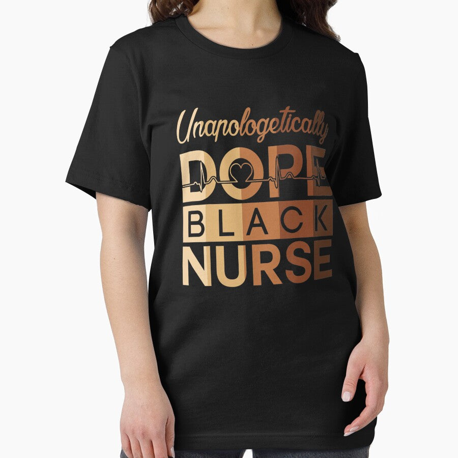 Unapologetically Dope Black Nurse Melanin Black HistoryMonth by GardNewerd T-Shirts, Hoodie, Sweatshirt (Image 2)