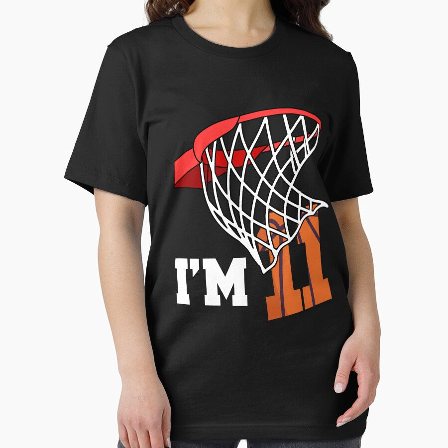 I'm 11 Basketball 11th birthday basketball player by Ibu83 T-Shirts, Hoodie, Sweatshirt | BlankRebels.com (Image 2)