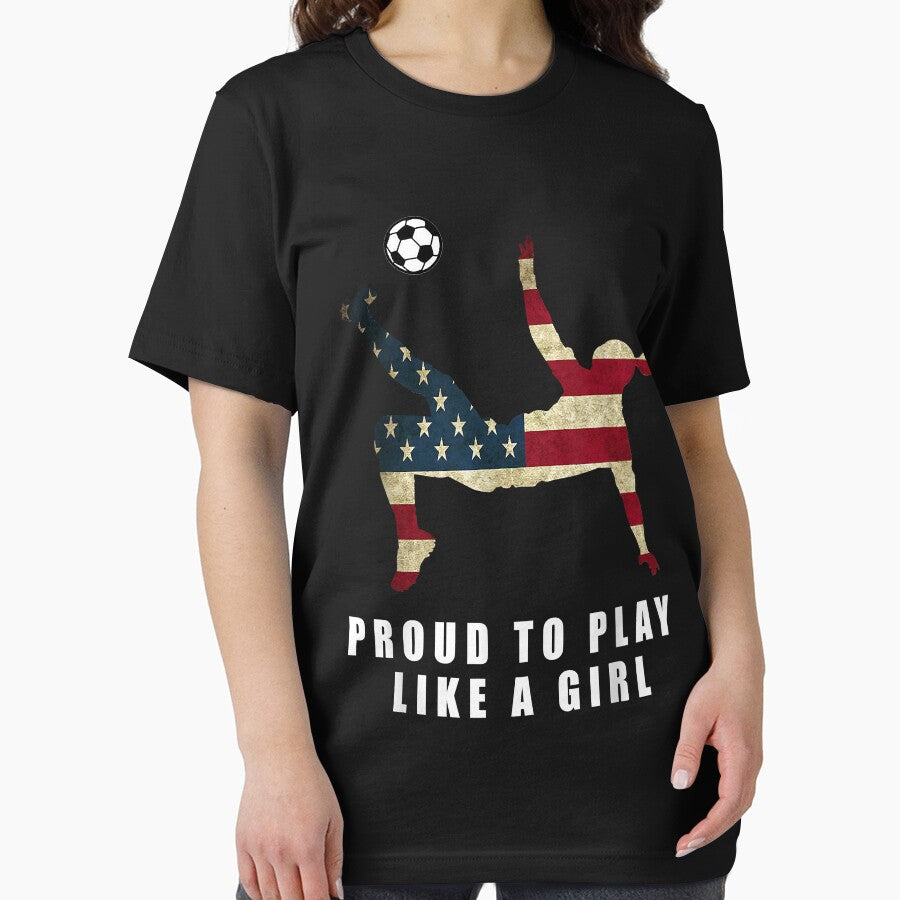 US. Women Soccer Team Player Fan Shirt Proud To Play by Vignette2323