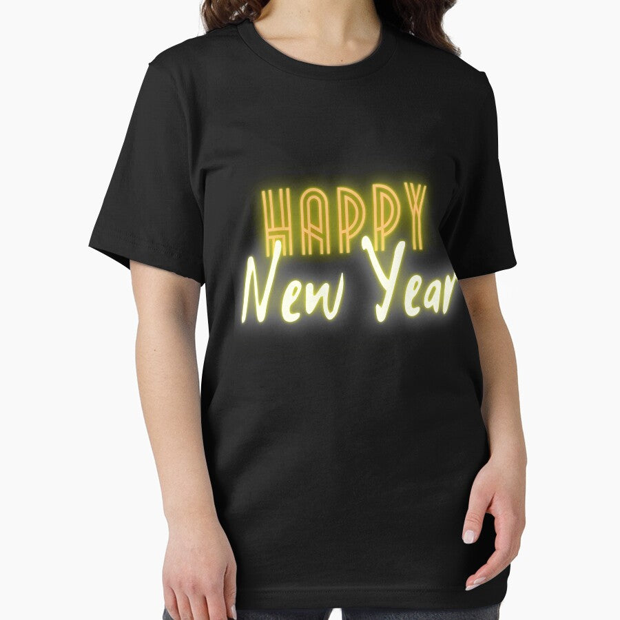 Happy New Year Yellow Neon Style by trendingatees T-Shirts, Hoodie, Sweatshirt | BlankRebels.com (Image 2)