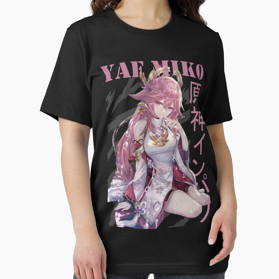 Yae Miko by Axion-The-Best T-Shirts, Hoodie, Sweatshirt | BlankRebels.com (Image 2)