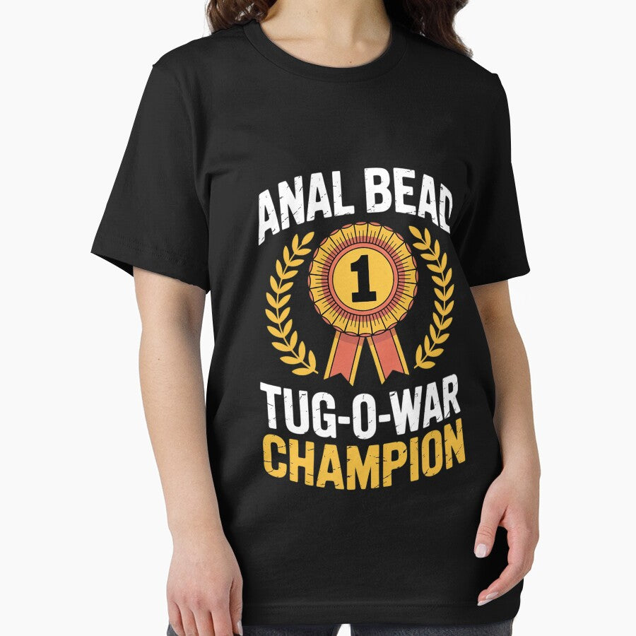 Bead Tug O War Champion Saying Adult Humor by LapFemile