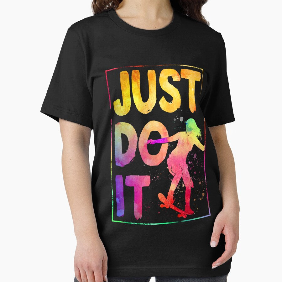 just do it watercolor Skateboarding by JoycePruit T-Shirts, Hoodie, Sweatshirt | BlankRebels.com (Image 2)