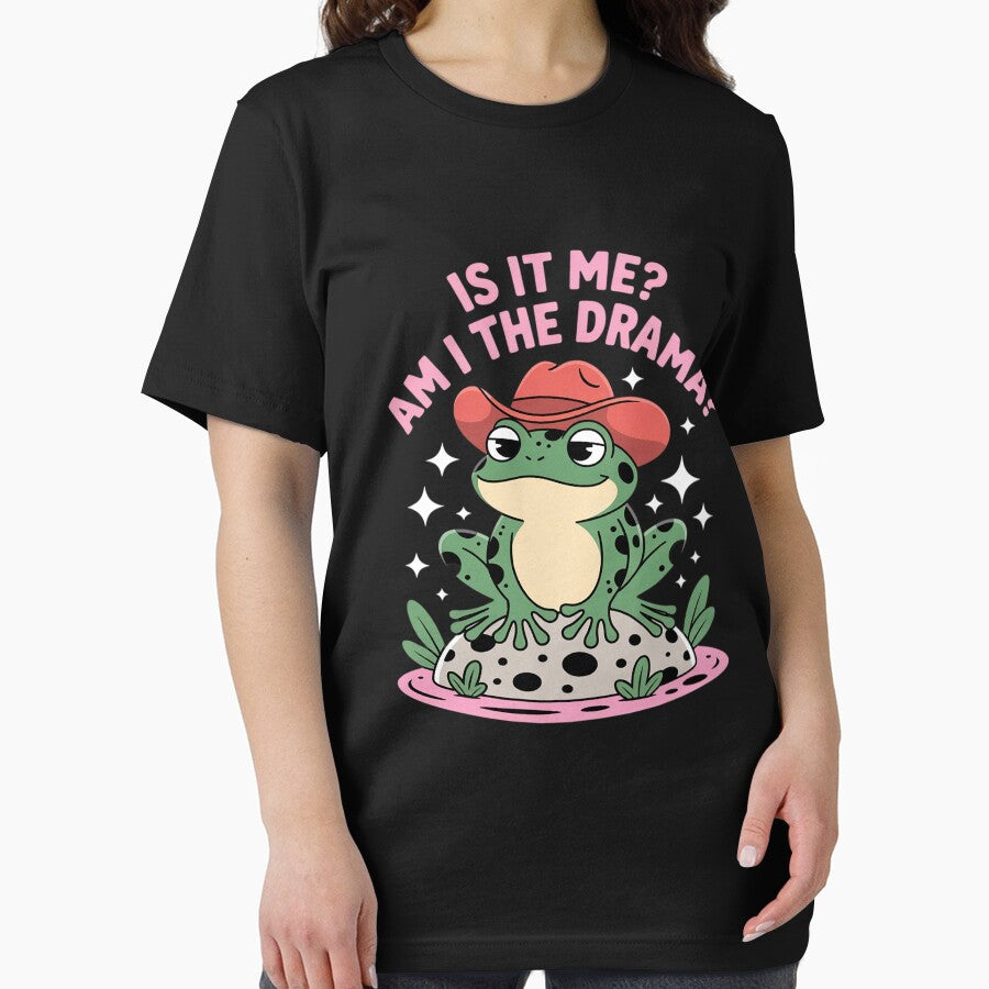 Drama Frog Funny Sassy Humor Cowboy Hat Meme T-Shirts, Hoodie, Sweatshirt