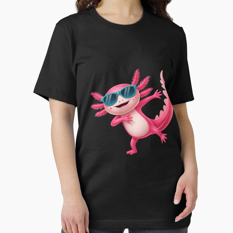 Cute Dabbing Axolotl With Sunglasses by countntenov T-Shirts, Hoodie, Sweatshirt | BlankRebels.com (Image 2)
