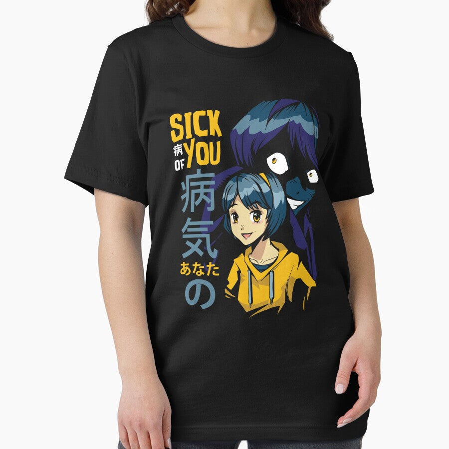 ANIME GIRL EVIL SHADOW WAIFU MANGA T-SHIRT SWEATER HOODIE CREWNECK GESCHENK GEBURTSTAG by Timcito Sweatshirt (Image 2)