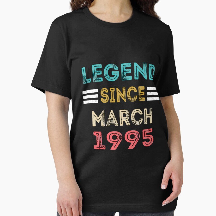 Retro Vintage Legend Since March 1995 Birthday Gift by meedTee T-Shirts, Hoodie, Sweatshirt | BlankRebels.com (Image 2)