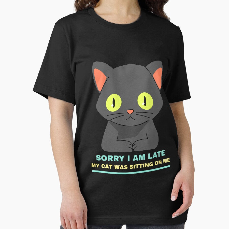 sorry i am late my cat needed me by reka88 T-Shirts, Hoodie, Sweatshirt | BlankRebels.com (Image 2)