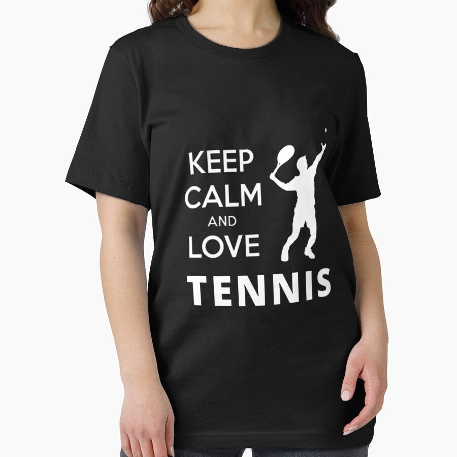 Keep calm and love tennis for tennis lovers teacher gifts by BestDesign87