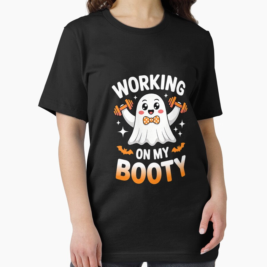 Boo Working My Booty Gym Fitness Halloween T-Shirts, Hoodie, Sweatshirt
