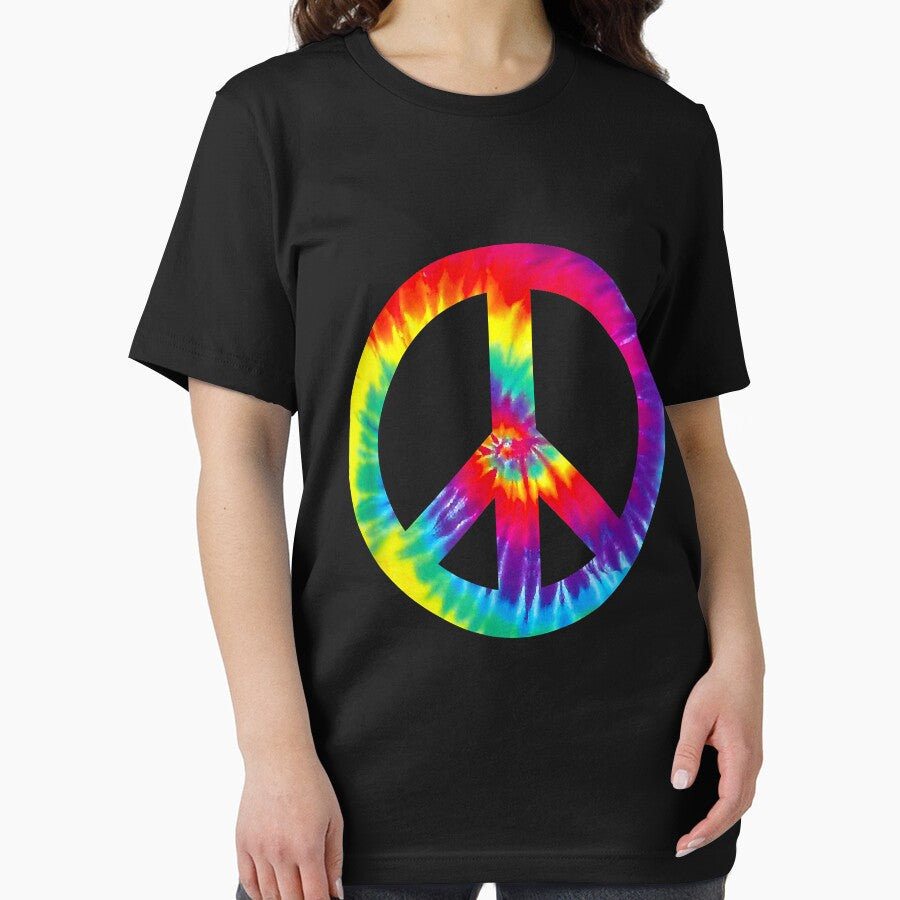 Peace Sign Symbol Tie Dye 60s 70s Hippie Costume by shannange T-Shirts, Hoodie, Sweatshirt | BlankRebels.com (Image 2)