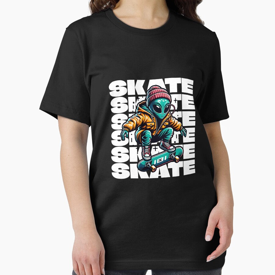Alien Skateboarder by Mosaiic1 T-Shirts, Hoodie, Sweatshirt | BlankRebels.com (Image 2)