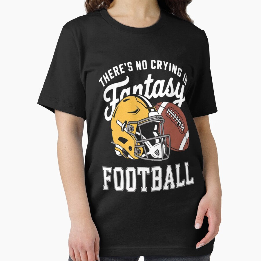 There's No Crying in Fantasy Football Cool Football Lover by SignaturalGen T-Shirts, Hoodie, Sweatshirt (Image 2)