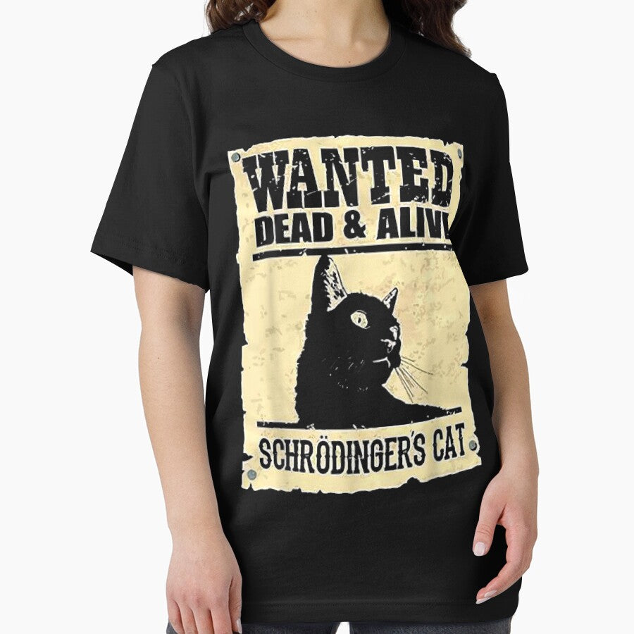 Wanted Dead Or Alive Schrodinger'S by MytressArts T-Shirts, Hoodie, Sweatshirt | BlankRebels.com (Image 2)