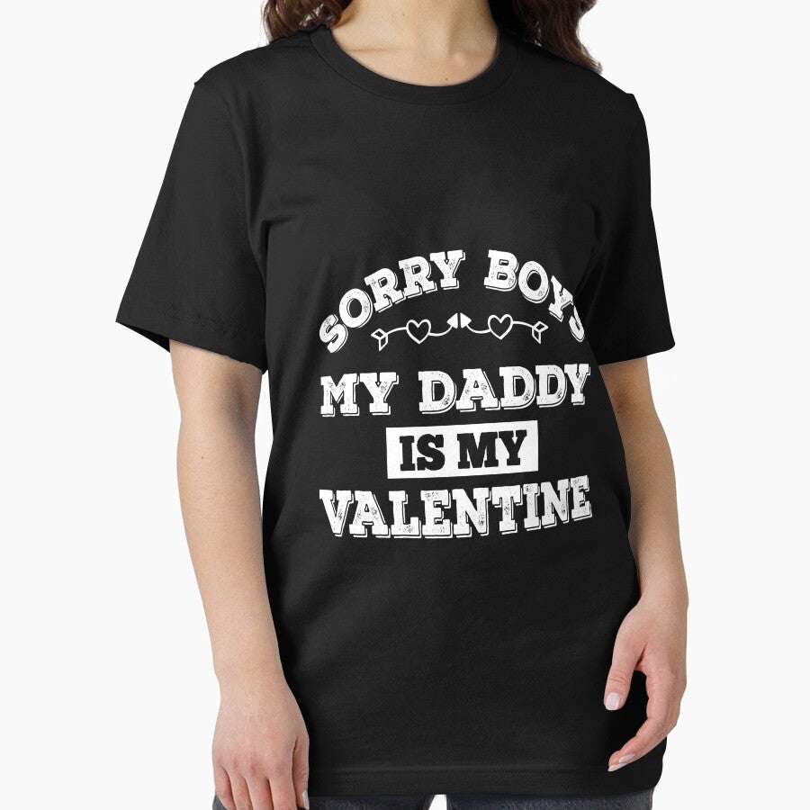 Sorry Boys My Daddy Is My Valentine T-Shirt by BlackDodo Hoodie, Sweatshirt | BlankRebels.com (Image 2)