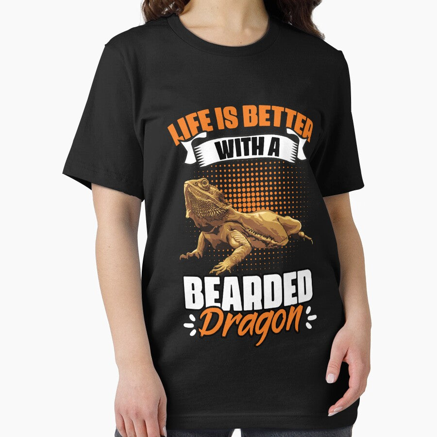 Life Is Better With A Bearded Dragon Funny Reptile Pet Lover by Nessshirts T-Shirts, Hoodie, Sweatshirt (Image 2)