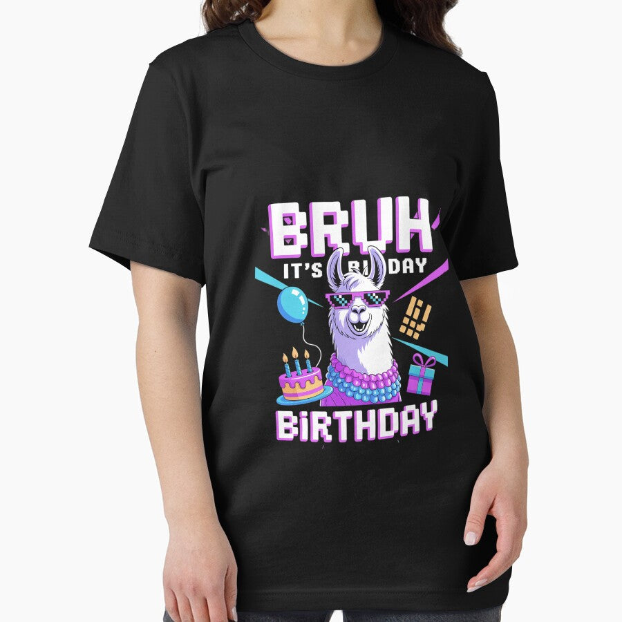 Bruh Its My Birthday Llama Pinata Boy Girl Family Party Bday 3 by AquaKiev T-Shirts, Hoodie, Sweatshirt (Image 2)