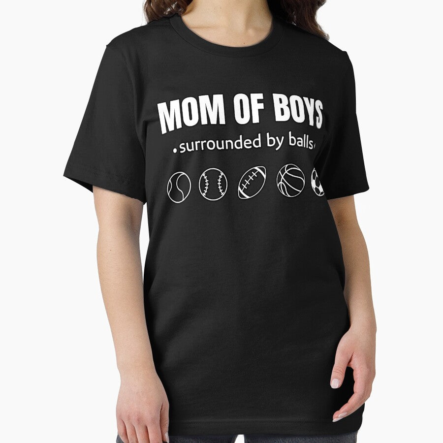 Mom Of Boys Surrounded by balls by EyanShop T-Shirts, Hoodie, Sweatshirt | BlankRebels.com (Image 2)