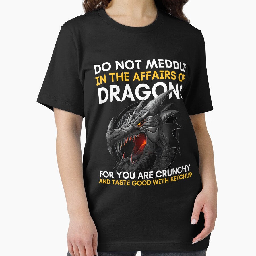 Do Not Meddle Dragon Humor Art by AriePollich T-Shirts, Hoodie, Sweatshirt | BlankRebels.com (Image 2)
