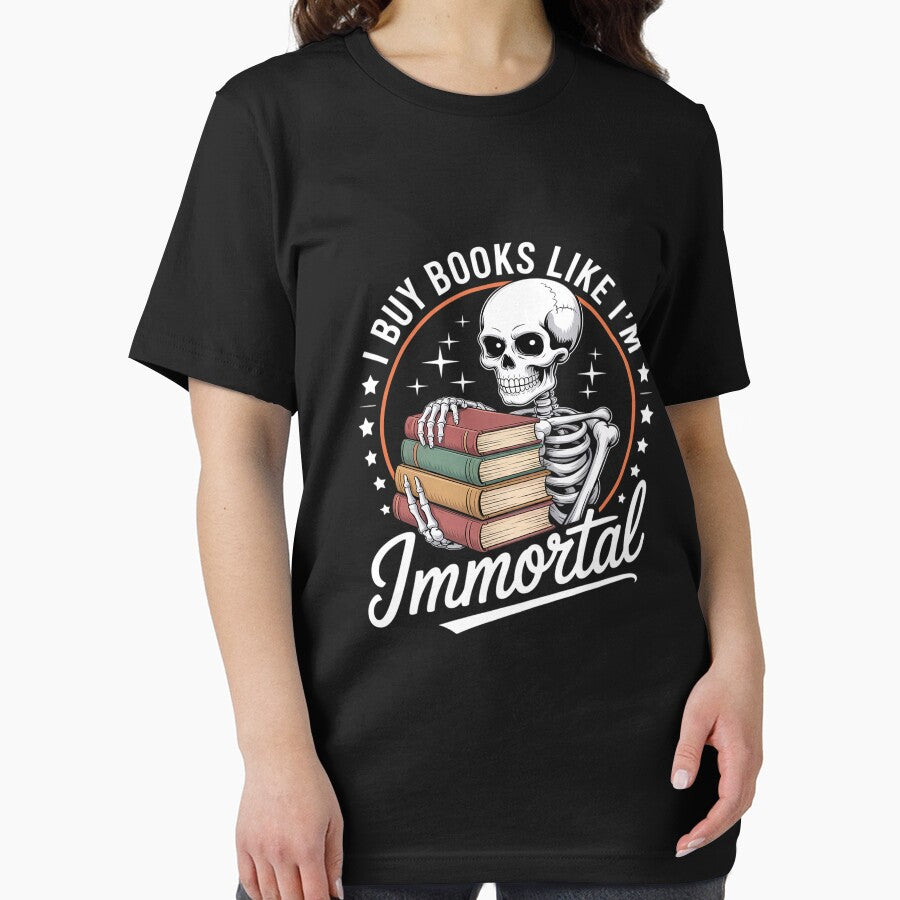 I Buy Books Like I'm Immortal Book Reader Reading by LinlinsDemons T-Shirts, Hoodie, Sweatshirt | BlankRebels.com (Image 2)