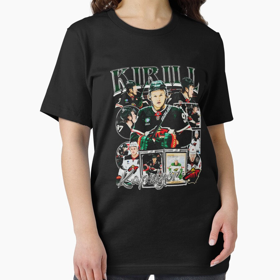 Kirill Kaprizov Vintage Bootleg by MolatedCoffee T-Shirts, Hoodie, Sweatshirt | BlankRebels.com (Image 2)