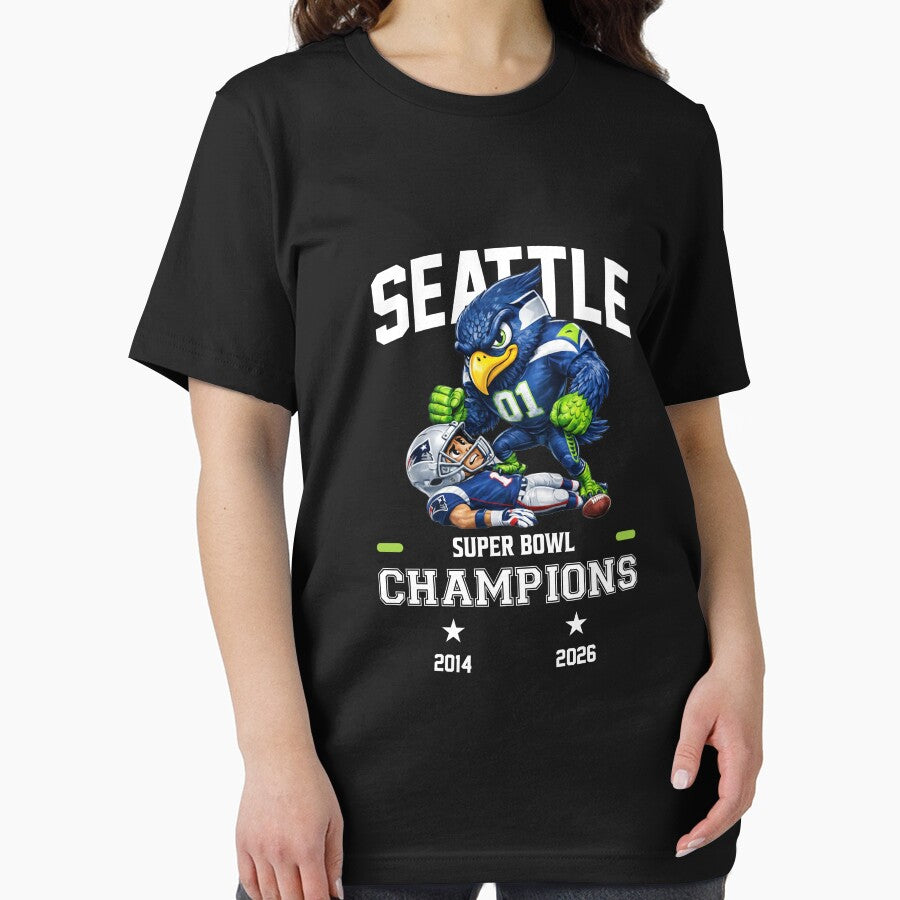 Seattle Champions 2026 by delacerdaan T-Shirts, Hoodie, Sweatshirt | BlankRebels.com (Image 2)
