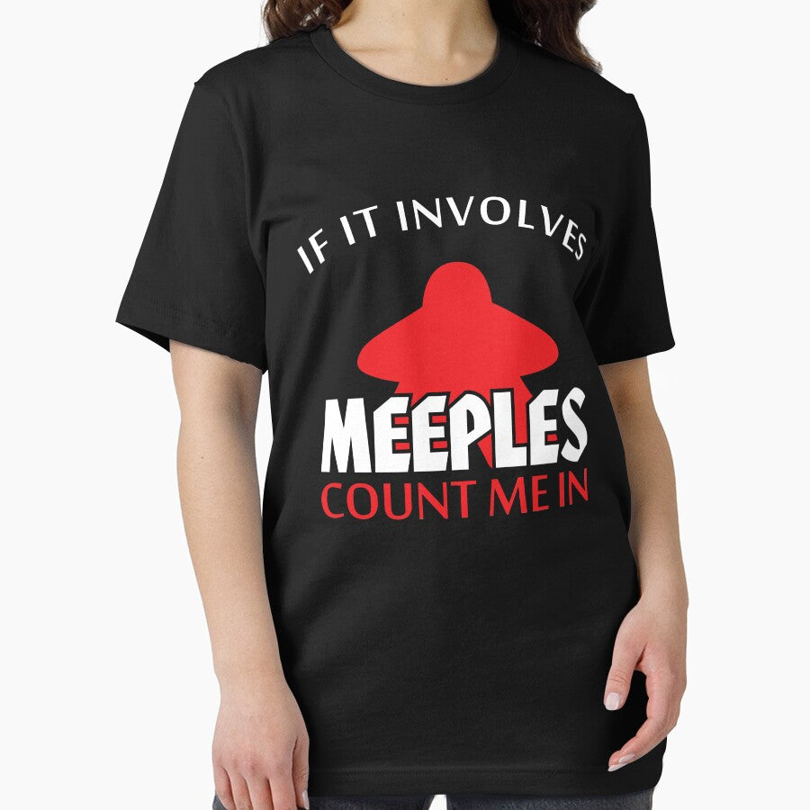 If It Involves Meeples Count Me In Board Games by shadowisper T-Shirts, Hoodie, Sweatshirt | BlankRebels.com (Image 2)