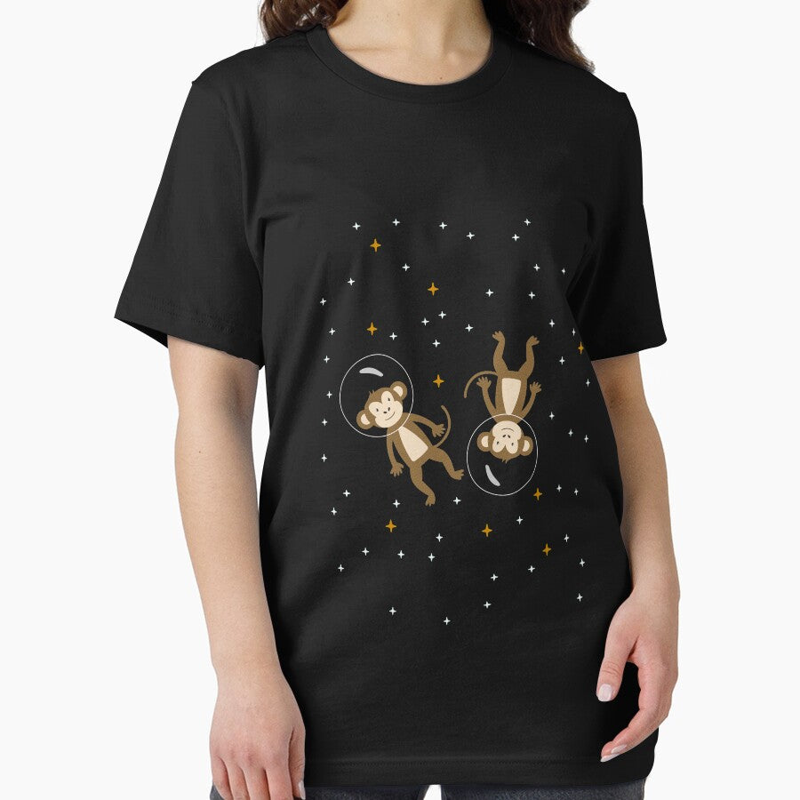 Monkey Astronaut Outer Space by Ibu83 T-Shirts, Hoodie, Sweatshirt | BlankRebels.com (Image 2)