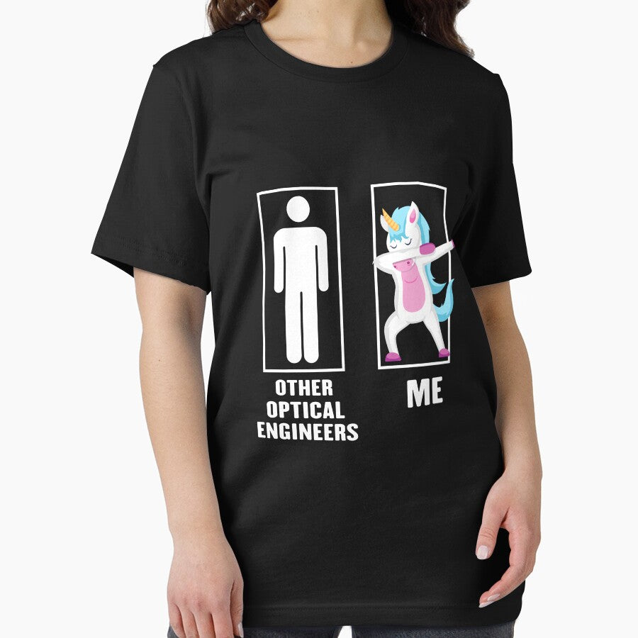 Funny Unicorn Dabbing Other Optical  engineer Me, Optical  engineer Dad Husband Birthday Christmas Gift by xlnv... (Image 2)