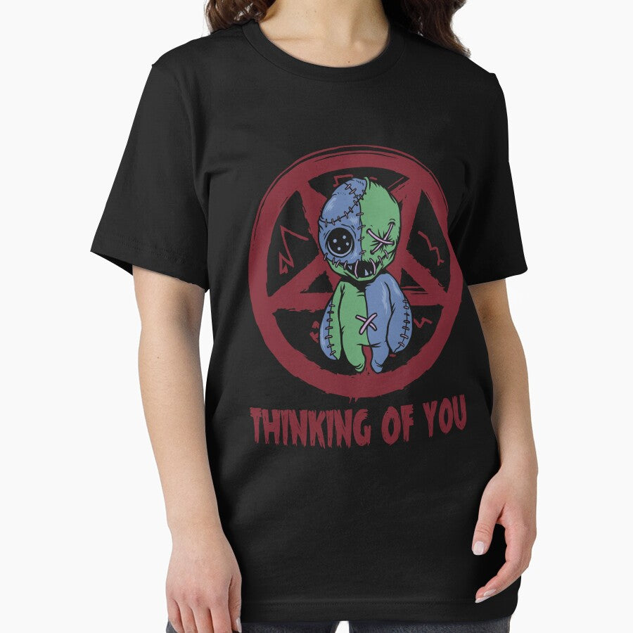 Thinking Of You Voodoo Doll Halloween by Teapot-art T-Shirts, Hoodie, Sweatshirt | BlankRebels.com (Image 2)