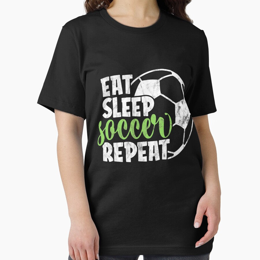 Eat Sleep Soccer Repeat Funny Cool Sport Player by ACHRAF877