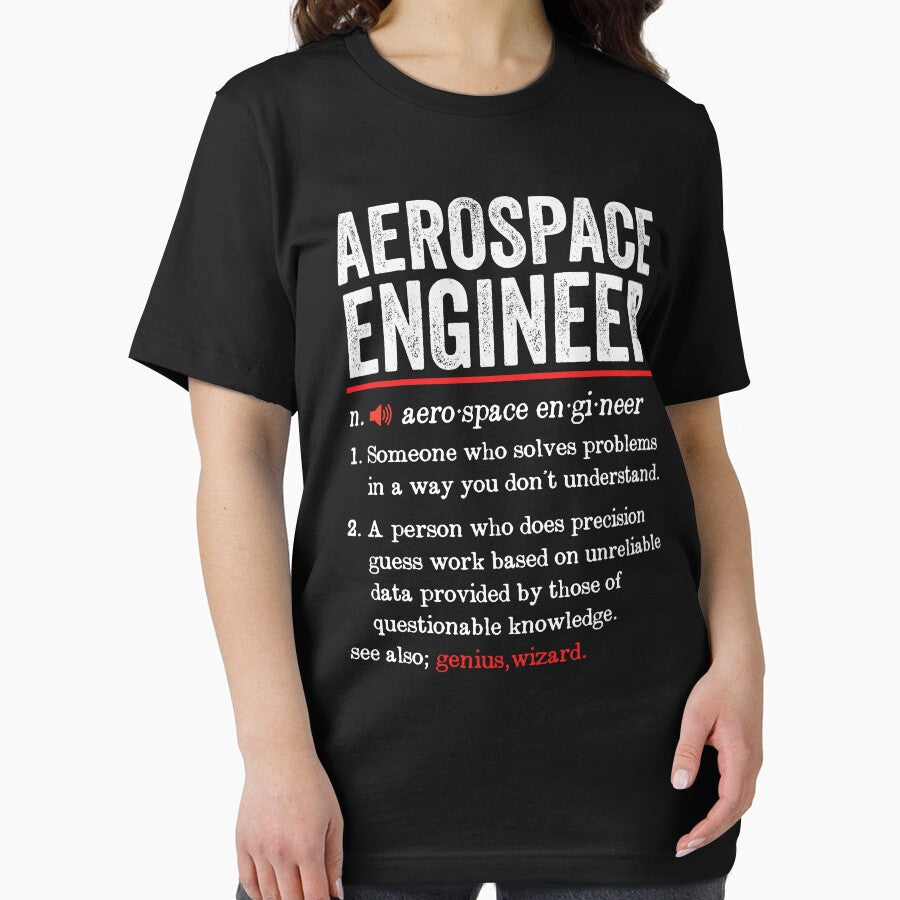 Aerospace Engineer Funny Definition: Aerospace Engineer Gift - Aerospace Engineering by Adexyl T-Shirts,... (Image 2)