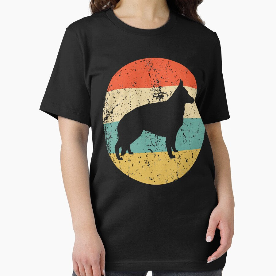 German Shepherd - Retro German Shepherd Dog by JohnnyBench73 T-Shirts, Hoodie, Sweatshirt | BlankRebels.com (Image 2)