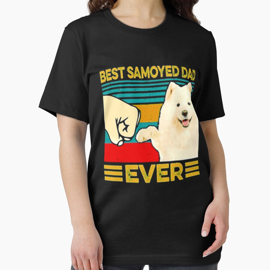 Vintage best Samoyed dad ever Tshirt by RithaMatch