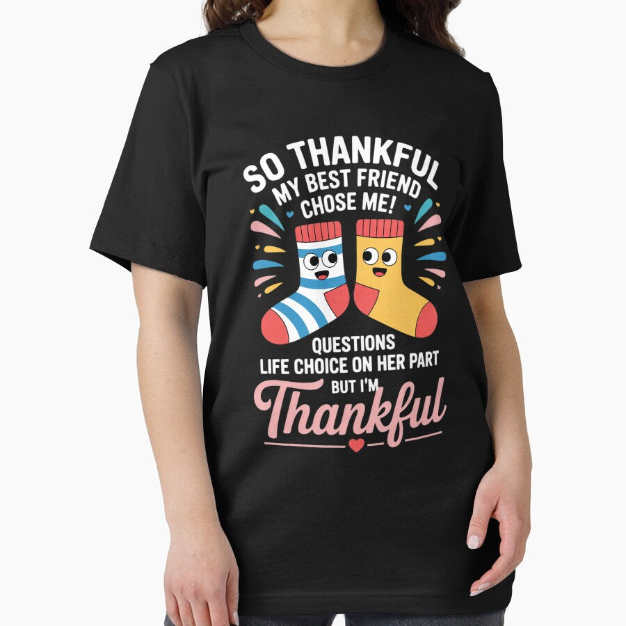 So Thankful My Best Friend Chose Me Bestie Love by LittleDame T-Shirts, Hoodie, Sweatshirt | BlankRebels.com (Image 2)