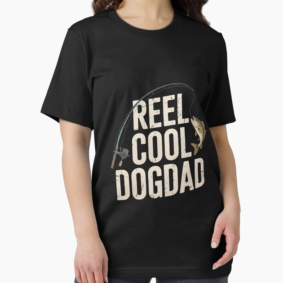 Reel Cool Dog Dad vintage funny fishing rod gifts for Dogdad by TAYLOROUSDALE T-Shirts, Hoodie, Sweatshirt (Image 2)