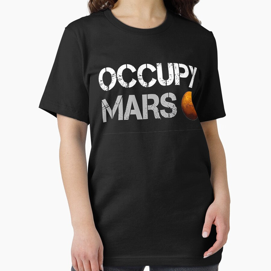 occupy mars Face Mask by Funny Tee