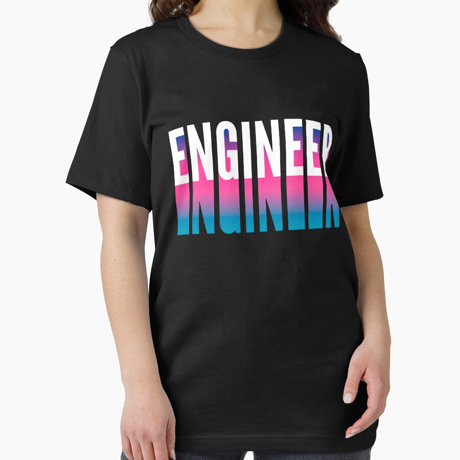 Engineer With Long Gradient Shadow by SVPOD T-Shirts, Hoodie, Sweatshirt | BlankRebels.com (Image 2)